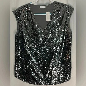 New York & Company sequins top‎
